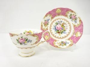 ROYAL ALBERT　ロイヤルアルバート　レディーカーライル　ティーカップ＆ソーサー　洋食器
